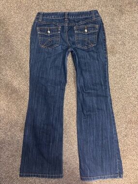 INC International Concepts Women's size 10 Curvy Bootcut Jeans Denim Stretch